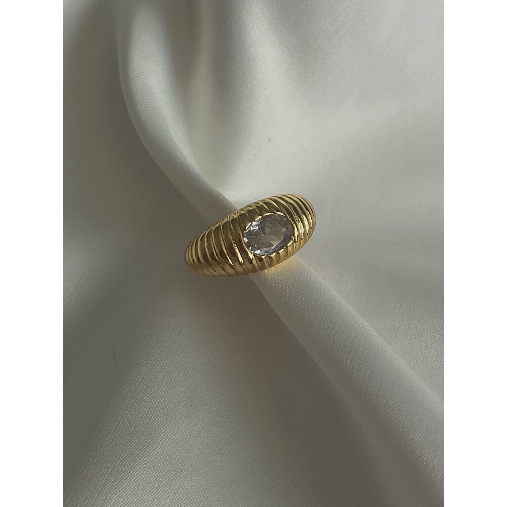 Taşlı Eternity Çelik Yüzük