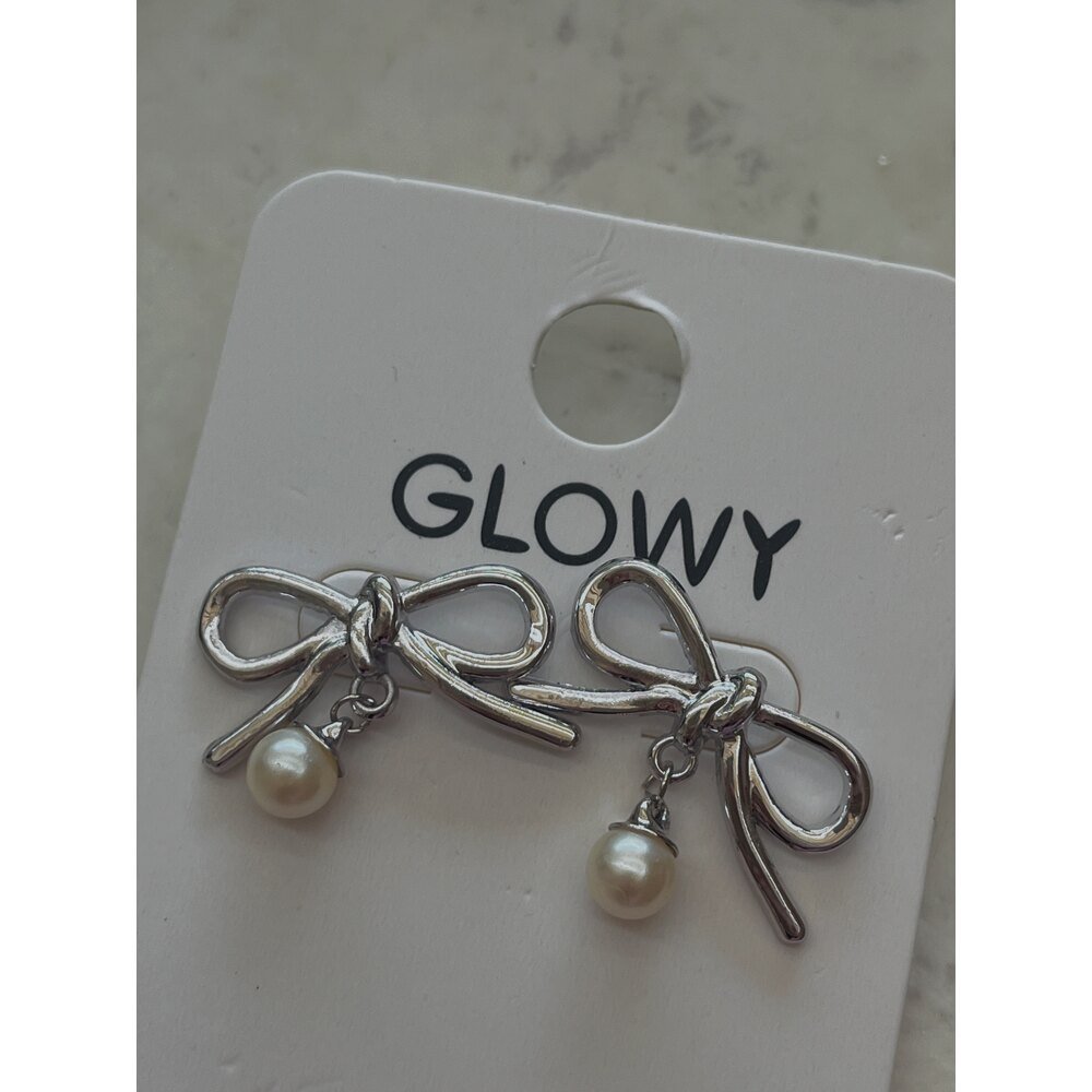 İncili Fiyonk Çelik Küpe